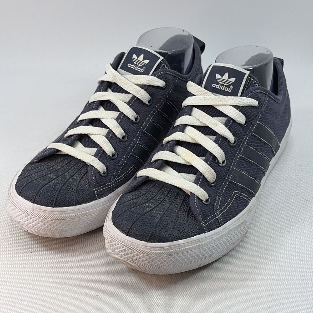 Adidas Originals NZA Shell Men's Size 9 Shoes Sneakers Blue Shell & Canvas